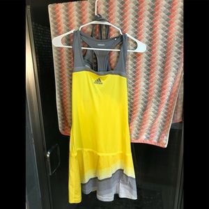 Adidas woman’s large dress and gray sports bra